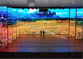 Ekran LED w tle sceny P7.62, wewnętrzny ekran reklamowy LED 244 mm X 244 mm