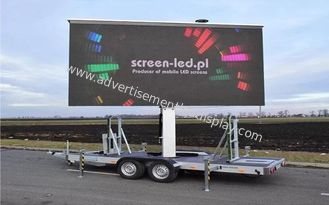 P10mm Mobilny cyfrowy billboard 32x16 punktów Wysoka jasność 5500cd