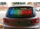 Ekran LED 1000x375mm do tylnego okna samochodu, wyświetlacz komunikatów samochodowych P3.91