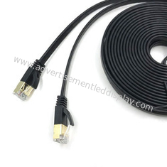 Czarny kabel złącza sieci zewnętrznej Kabel SASO Gigabit Ethernet