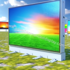 Odporny na warunki pogodowe ekran reklamowy LED 192x192mm Rozmiar 6000cd Jasność do użytku na zewnątrz