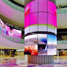 Elastyczna instalacja Reklamy LED Display Dostosowany rozmiar ekranu