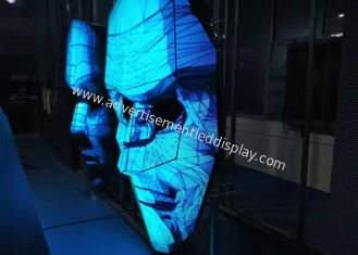 P4 Specjalny wyświetlacz LED w kształcie maski Żelazna szafka do klubu nocnego DJ Booth