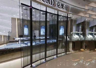 centrum handlowe Przezroczysta szklana ściana, przezroczysty ekran LED P3.9mm