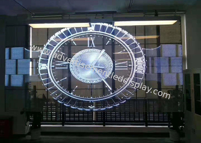 Wyświetlacz LED z przezroczystego szkła SMD1921, szklany ekran LED 4500cd / m2