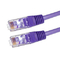 Fioletowy kabel sieciowy męski na męski / żeński 22 - 26AWG 3m kabel Lan
