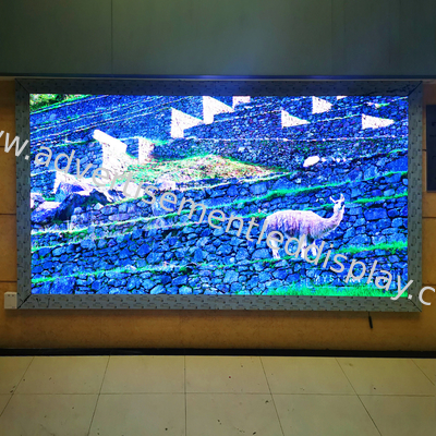 Wysokiej widoczności wyświetlacz reklamowy LED 192x192mm Rozmiar modułu dla zatłoczonych miejsc