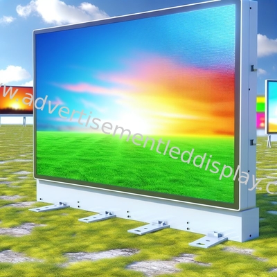 Odporny na warunki pogodowe ekran reklamowy LED 192x192mm Rozmiar 6000cd Jasność do użytku na zewnątrz