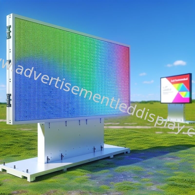 Odporny na warunki pogodowe ekran reklamowy LED 192x192mm Rozmiar 6000cd Jasność do użytku na zewnątrz
