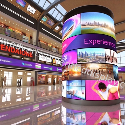 Elastyczna instalacja Reklamy LED Display Dostosowany rozmiar ekranu