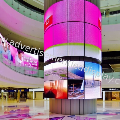 Elastyczna instalacja Reklamy LED Display Dostosowany rozmiar ekranu